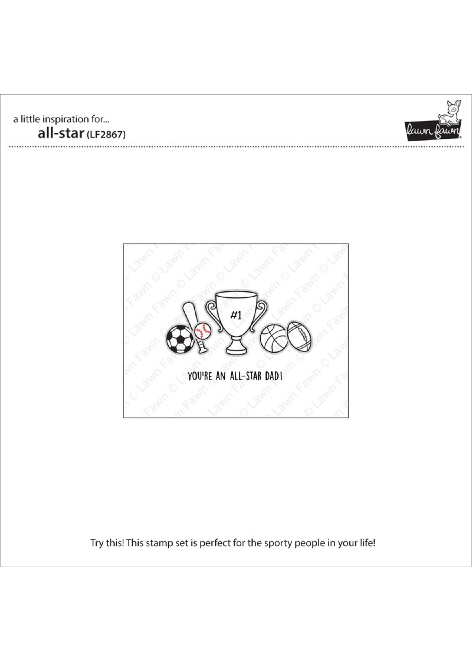 Lawn Fawn Lawn Fawn Stamp, LF2867 All-Star