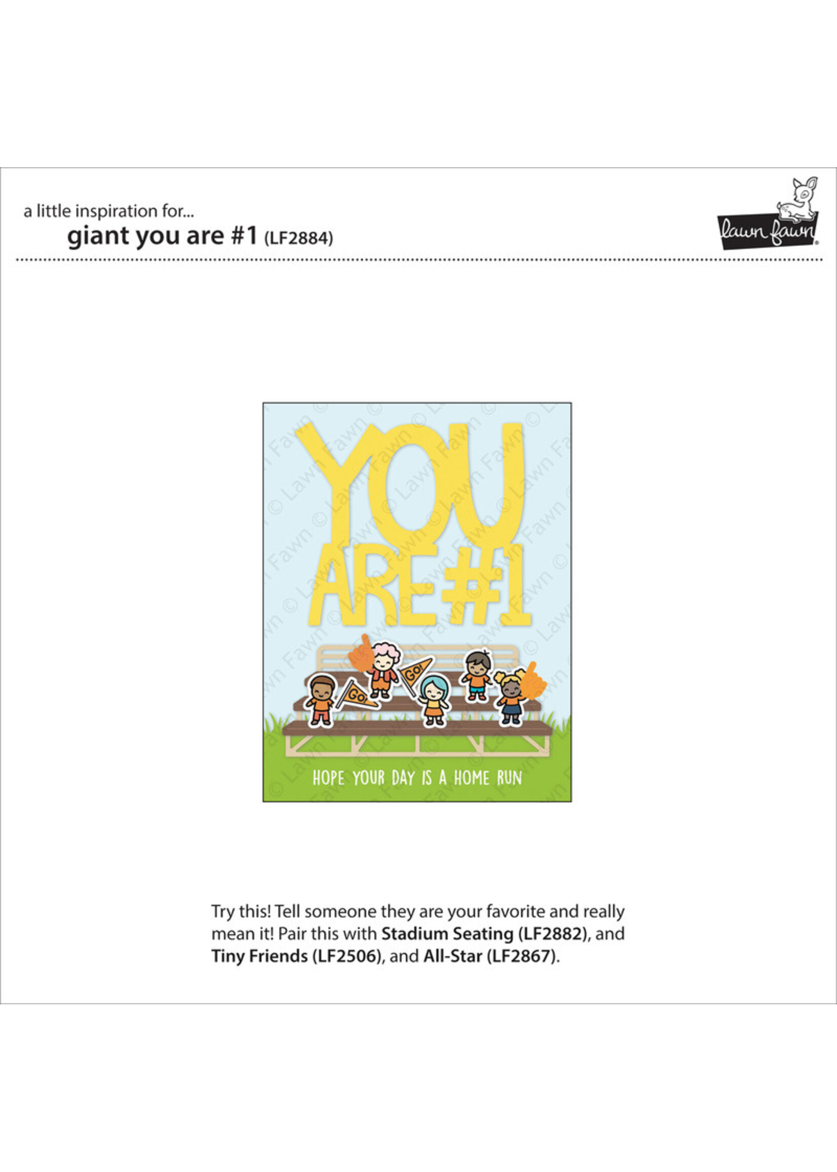 Lawn Fawn Lawn Fawn Die, LF2884  Giant You Are #1