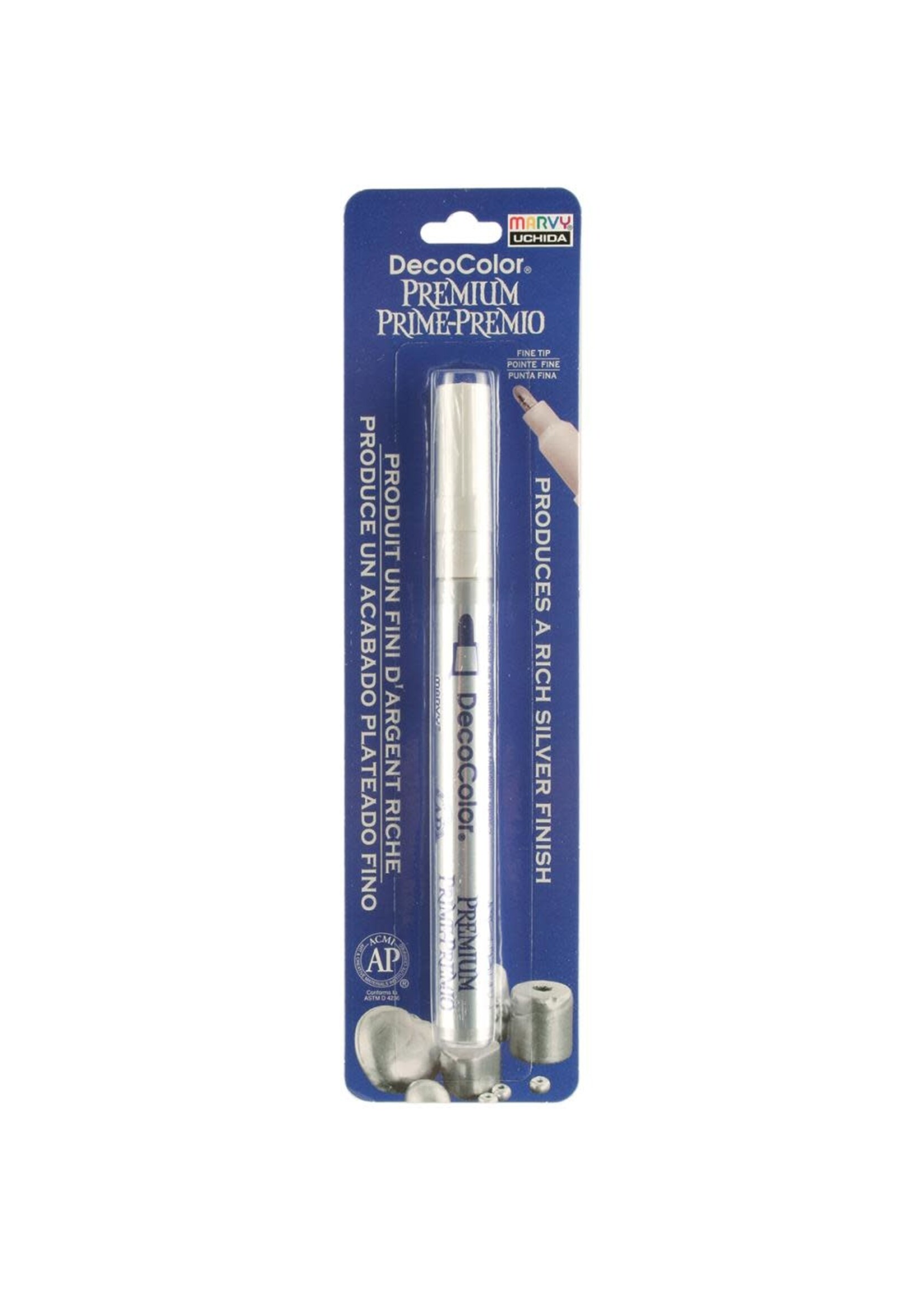 DecoColor Marker, Fine tip Silver