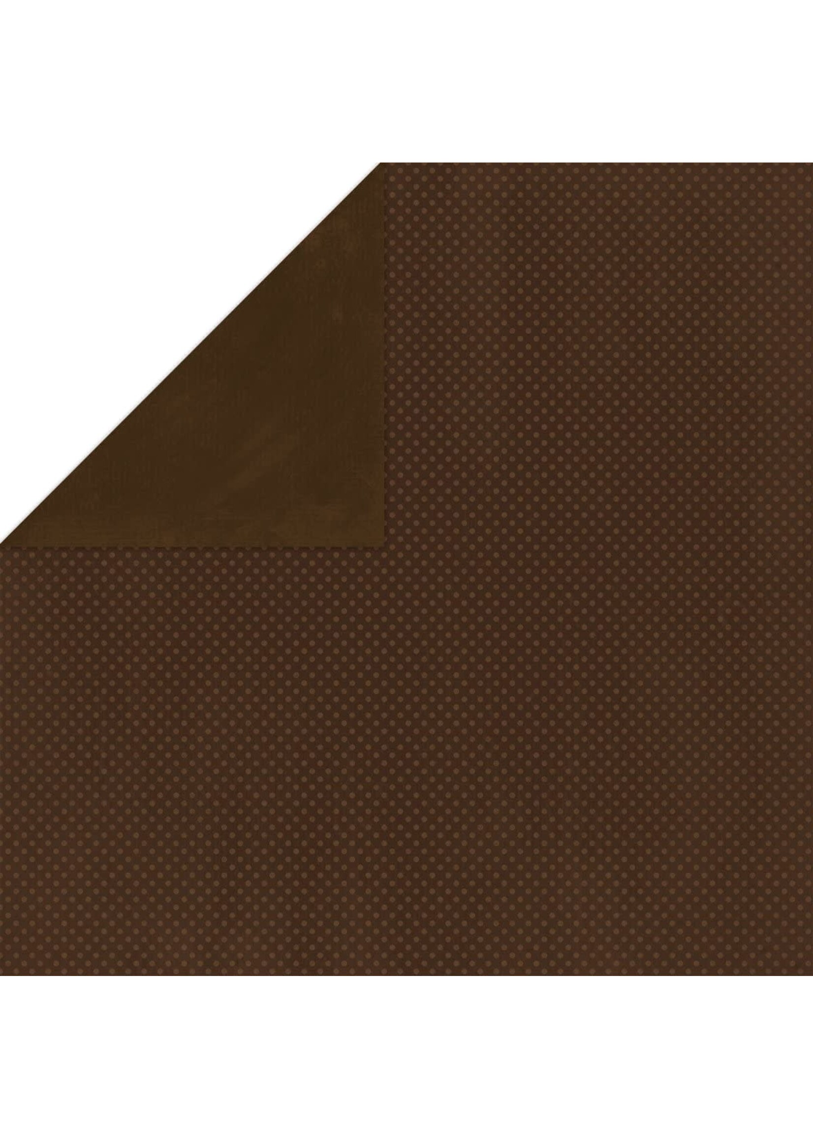 Bo Bunny 12 x 12 Double Dot, Coffee