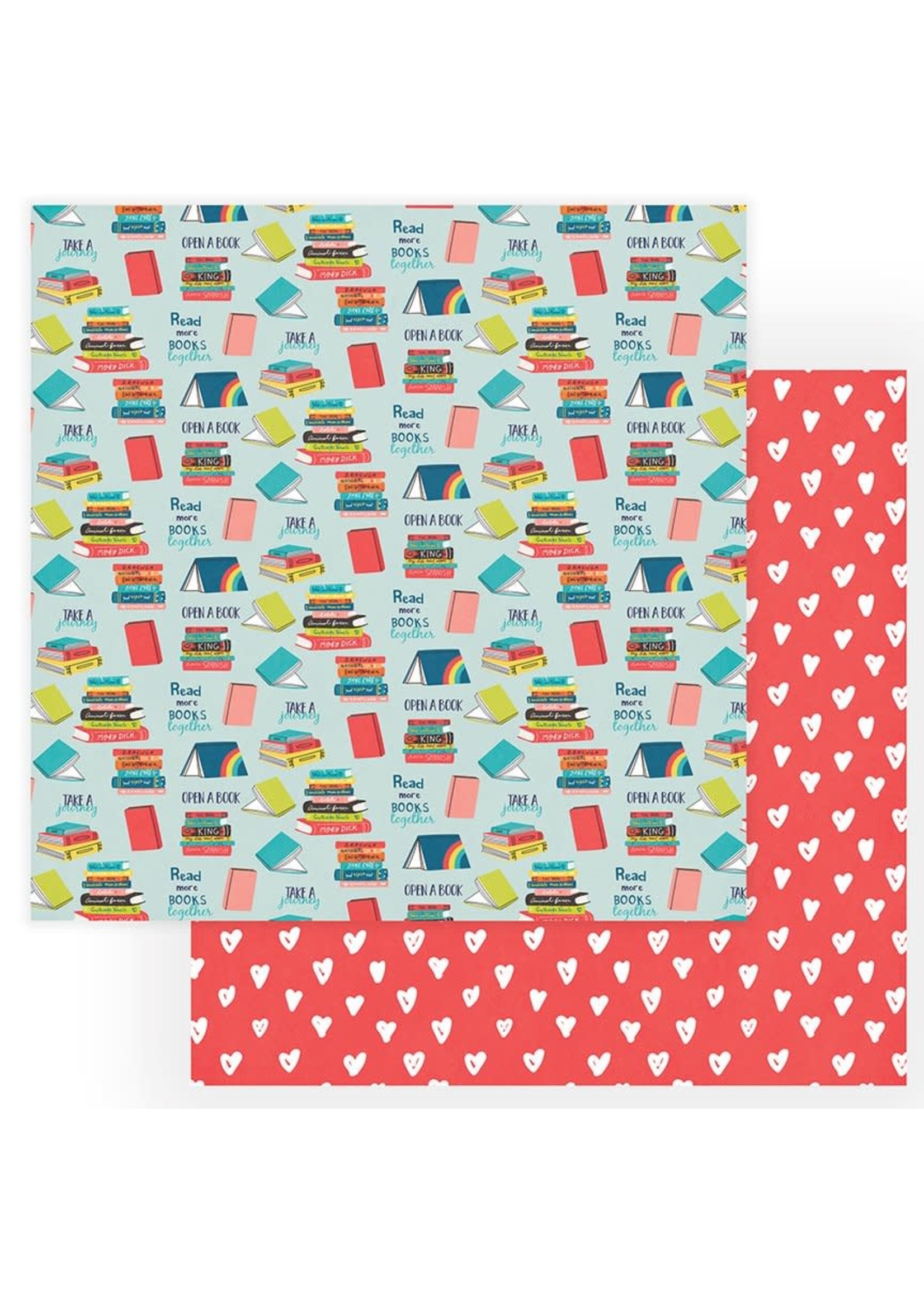 PhotoPlay PhotoPlay 12x12 Paper We Can Just Stay Home, Read a Book