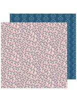 American Crafts Crate Paper 12x12 Marigold, Treasured