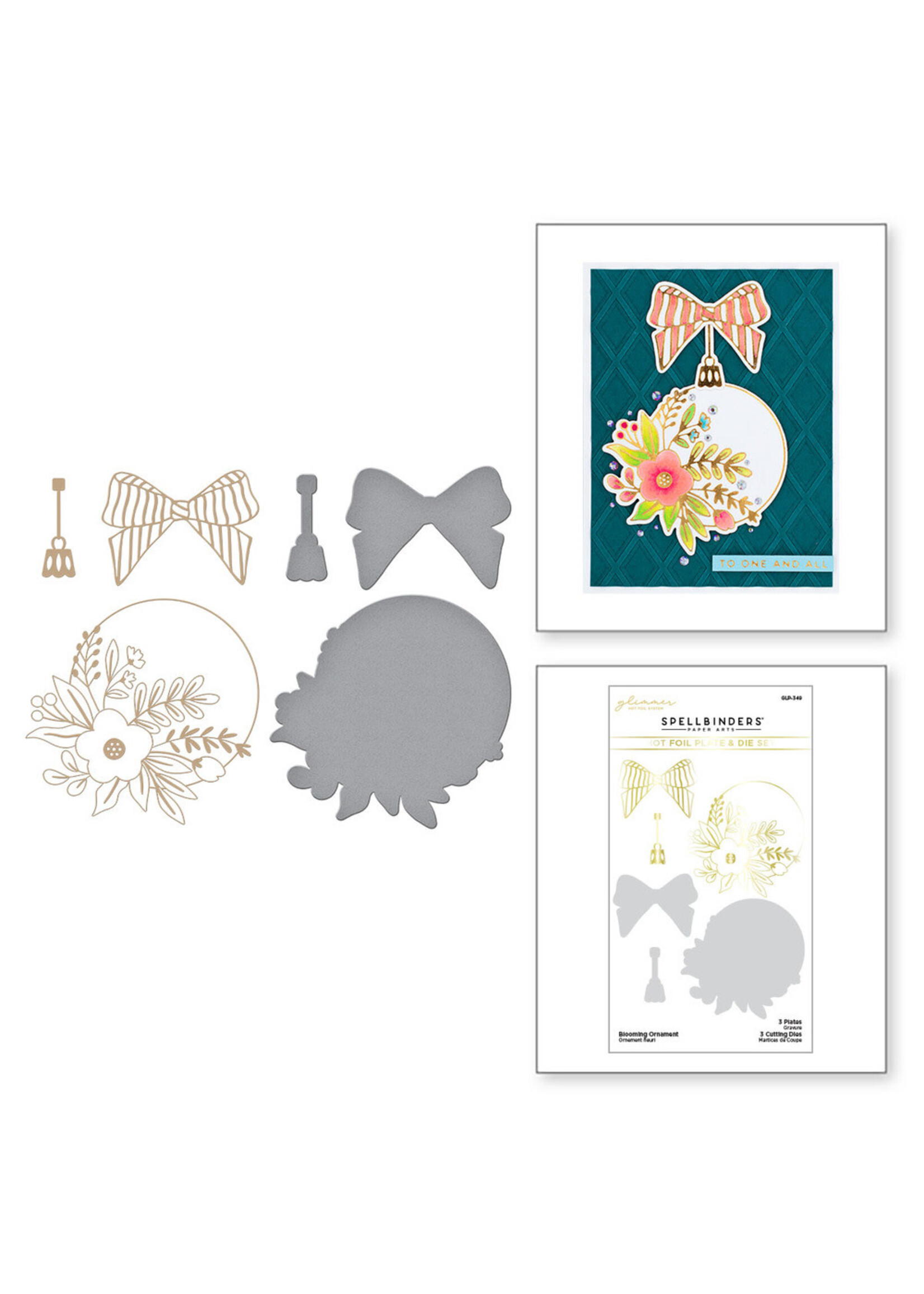 Spellbinders Spellbinders Hot Foil Plate & Die, Blooming Ornament