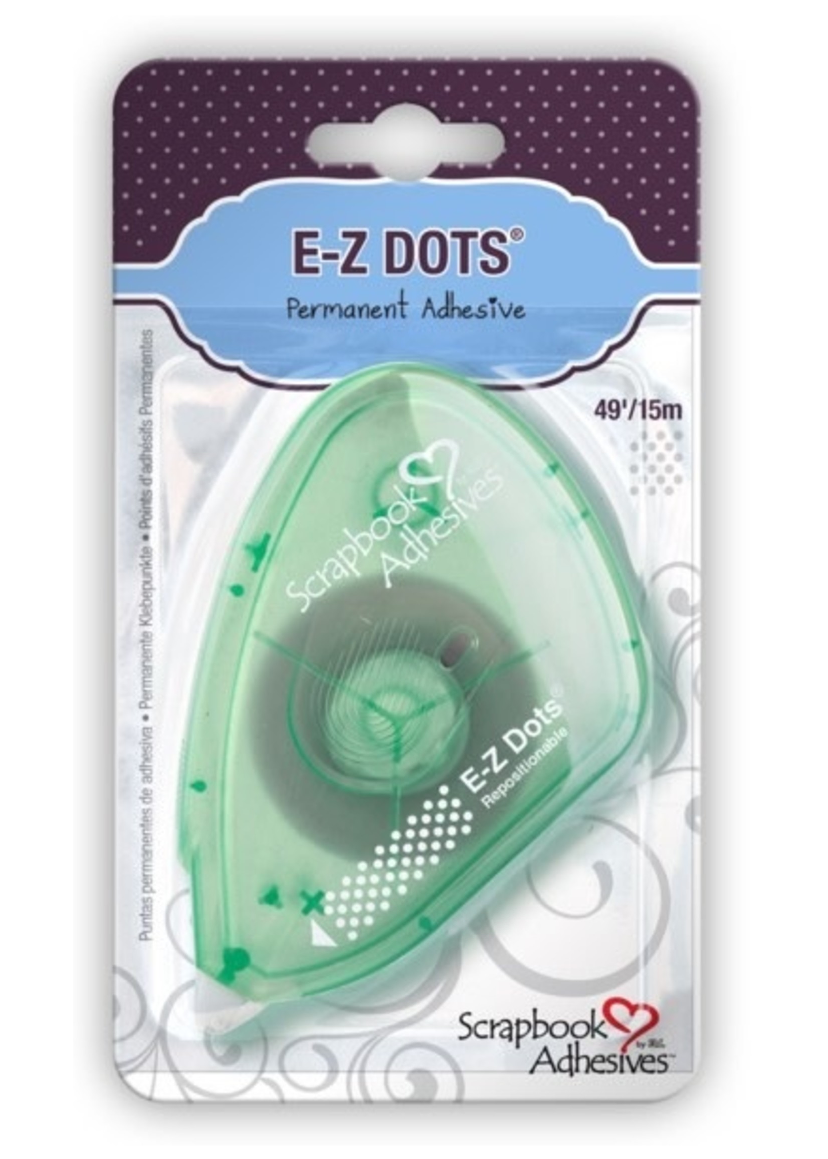Scrapbook Adhesive E-Z Dots Respositionable Tape