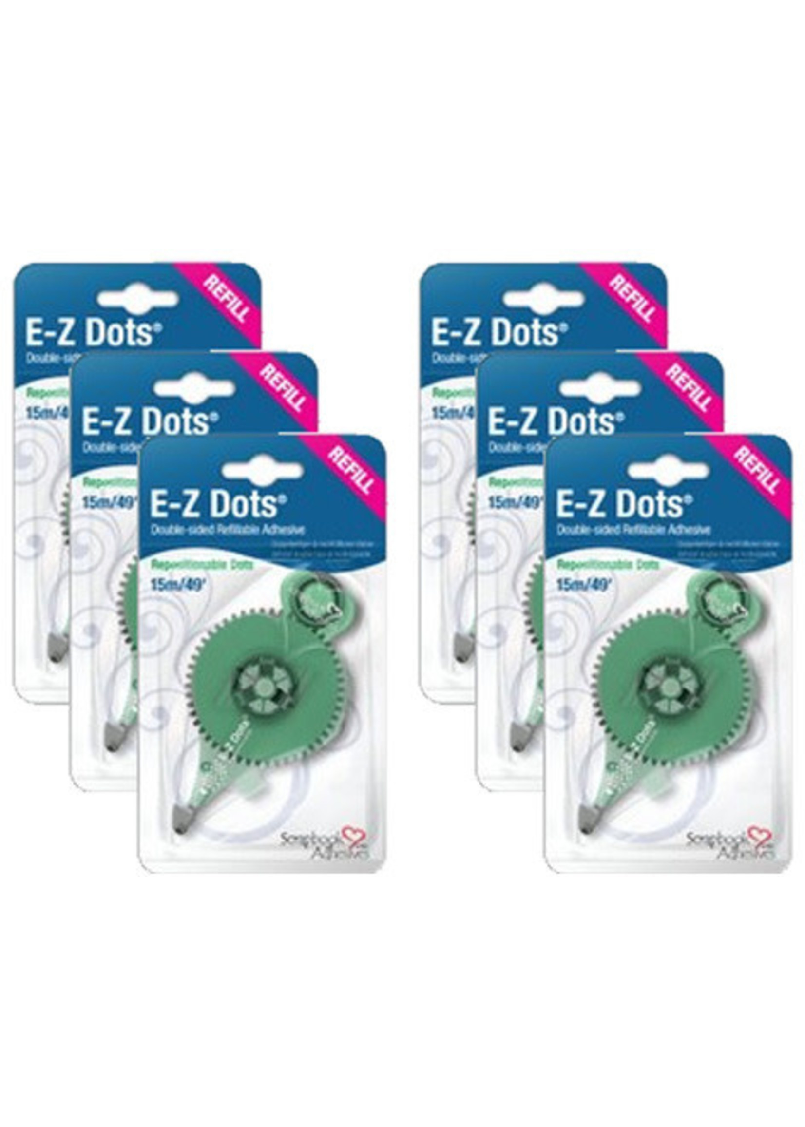 Scrapbook Adhesive SA E-Z Dots Repostionable Refill