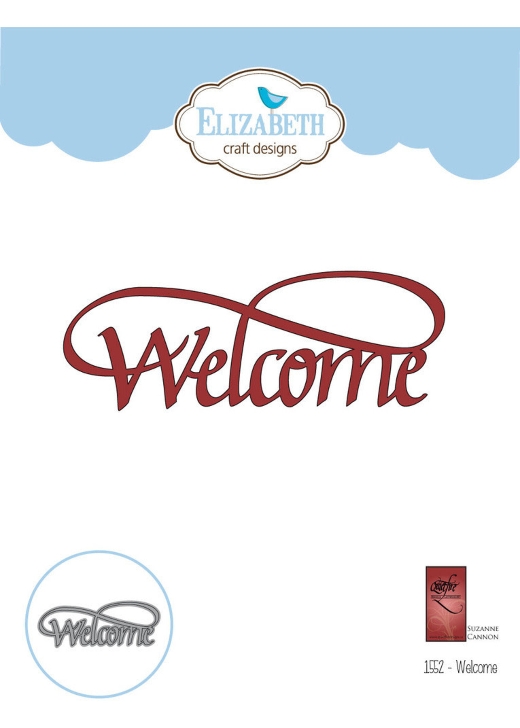 Elizabeth Craft Design EC Die, 1552 Welcome