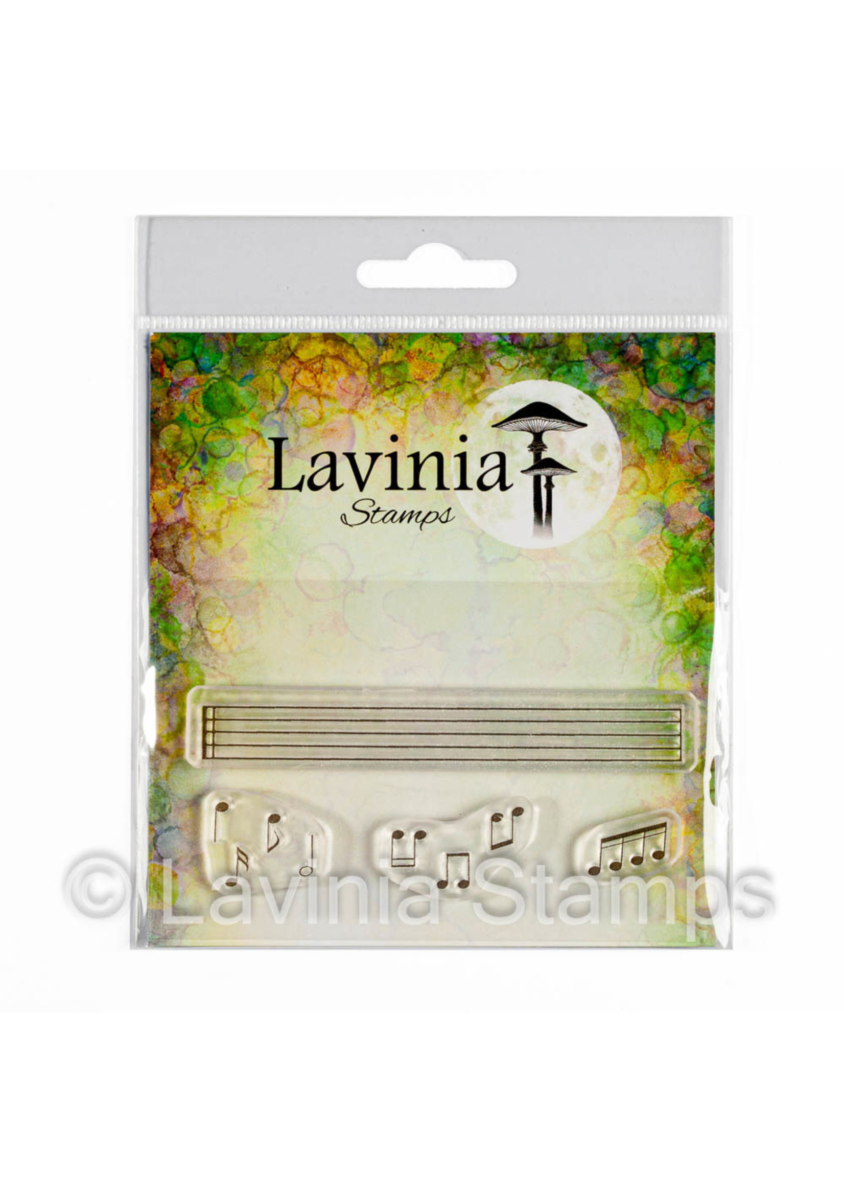 Lavinia Lavinia Stamp, LAV738 Music Notes - Small