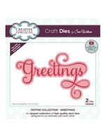 Creative Expressions Creative Expressions Die, Festive Collection - Greetings