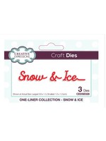 Creative Expressions Creative Expressions Die, One Liner Collection Snow and Ice
