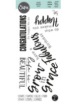 Sizzix Sizzix Stamps, 665406 Sunnyside Sentiments #4