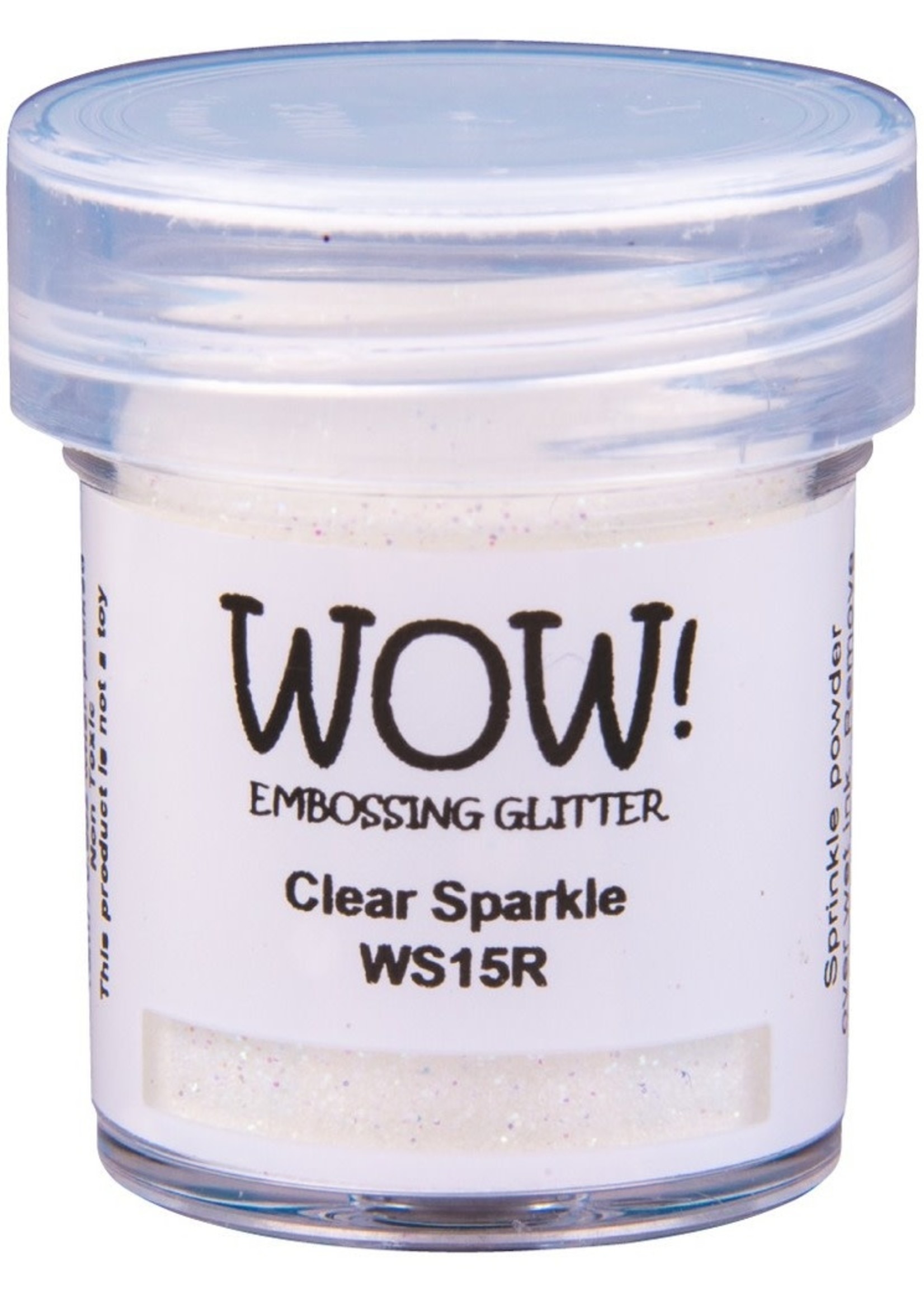 WOW! WOW! Embossing Glitter, Clear Sparkle