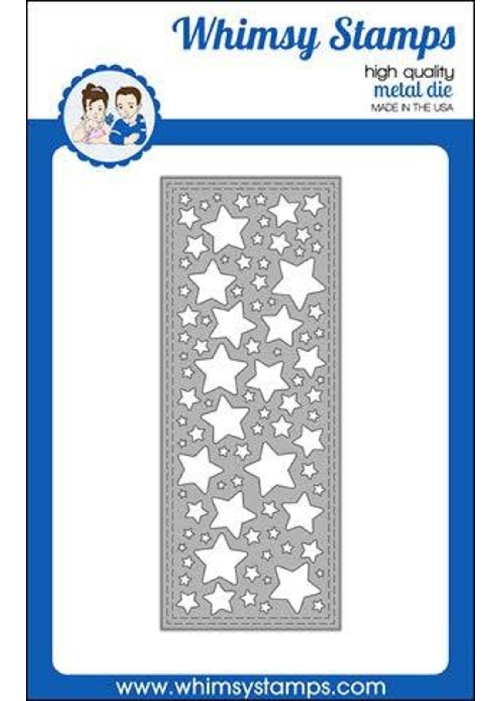 Whimsy Stamps Whimsy Stamps Die, Slimline Stars Background