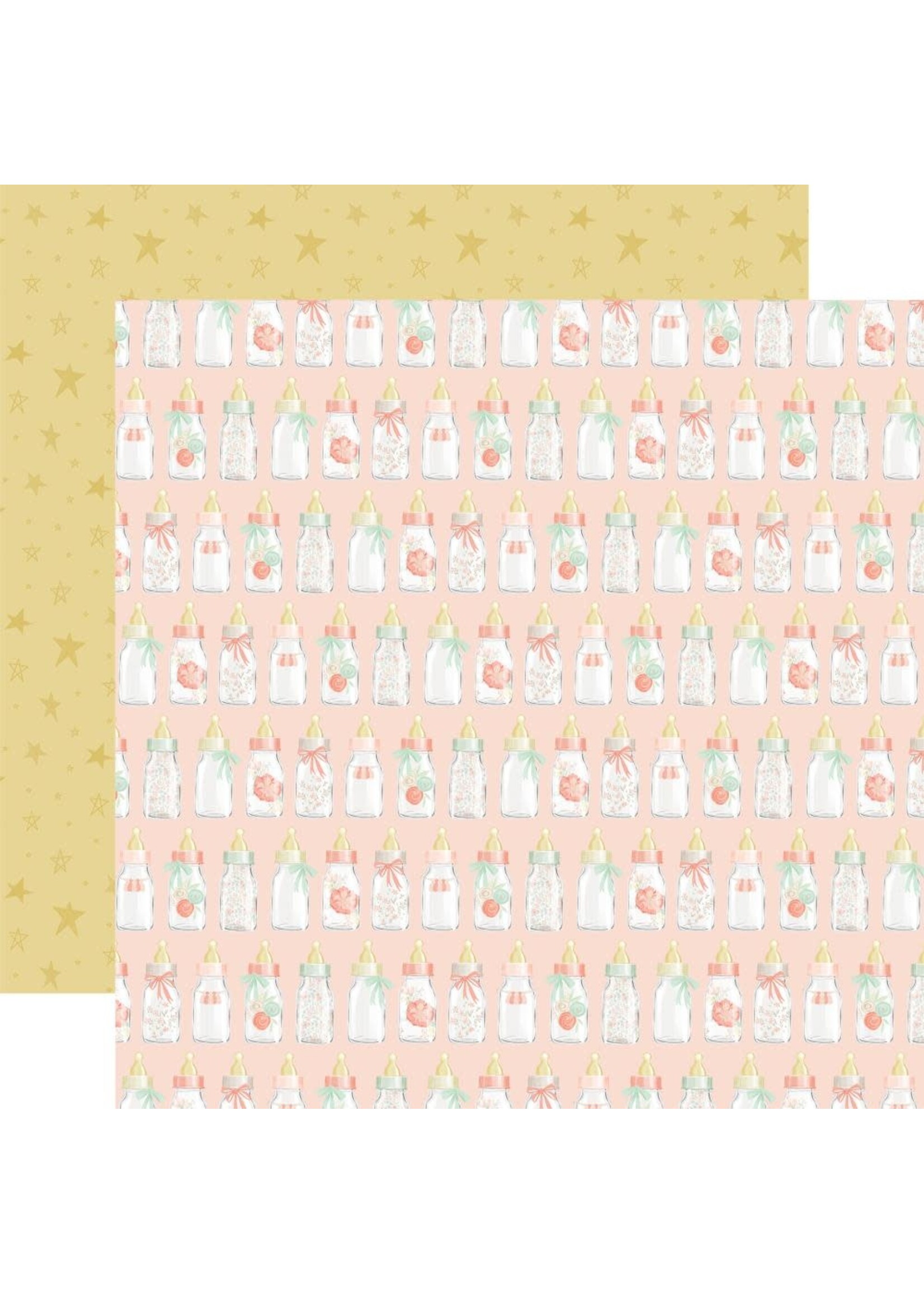 Echo Park Echo Park 12x12 It's a Girl, Girl Baby Bottles