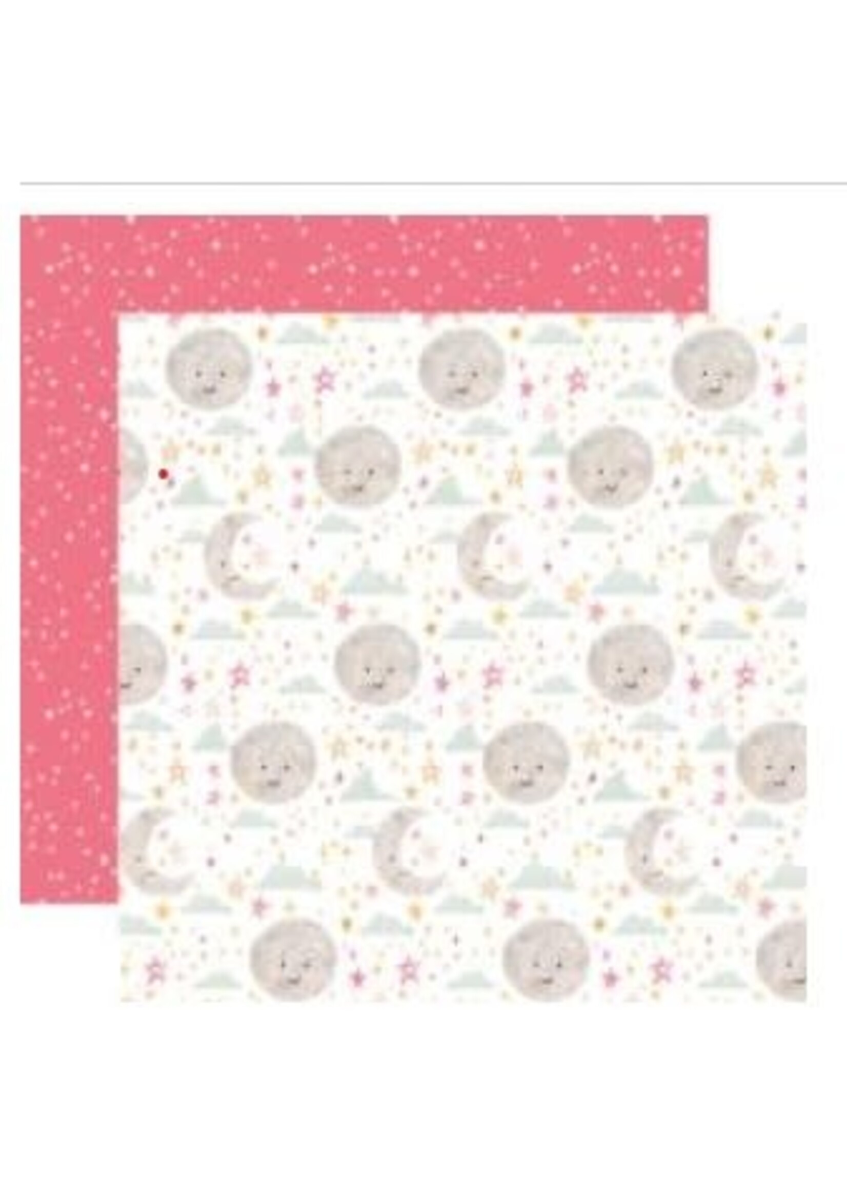 Echo Park Echo Park 12x12 Welcome Baby Girl, Moon And Stars