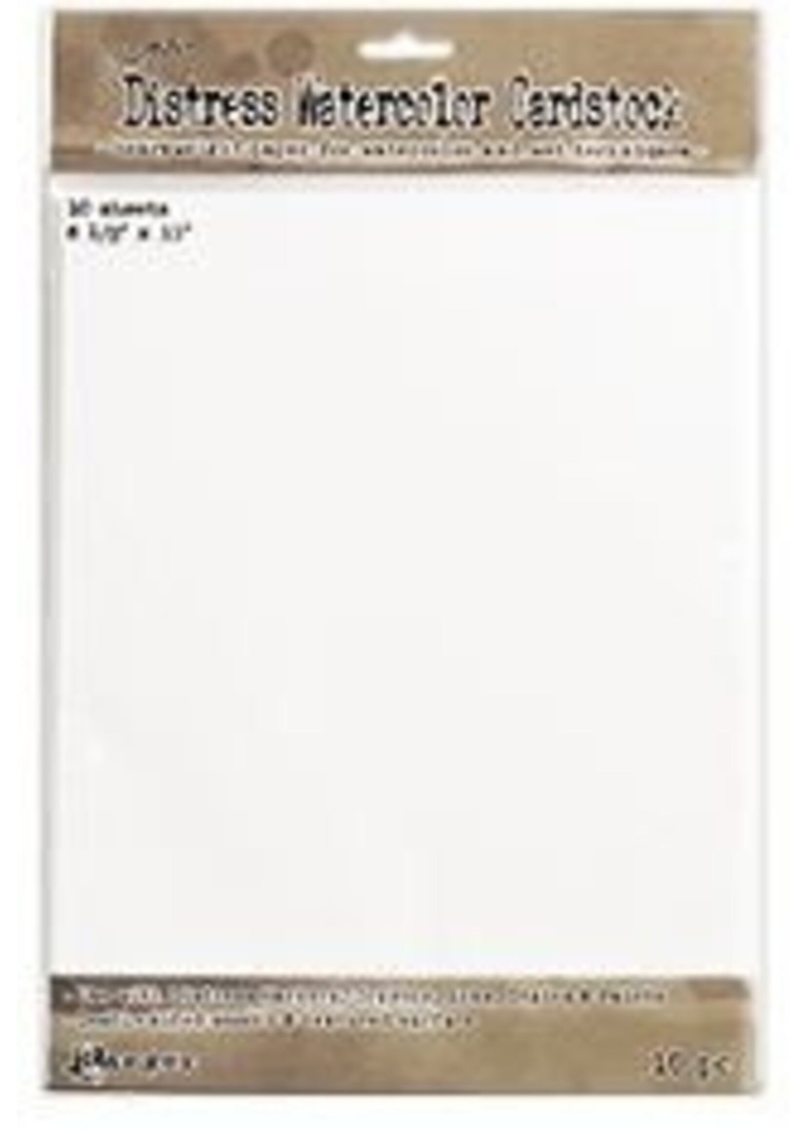 Ranger Tim Holtz Distress Watercolor Cardstock 8.5 x 11 (10)