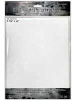 Ranger Tim Holtz Distress 8.5x11 Heavystock, White (10 pcs)