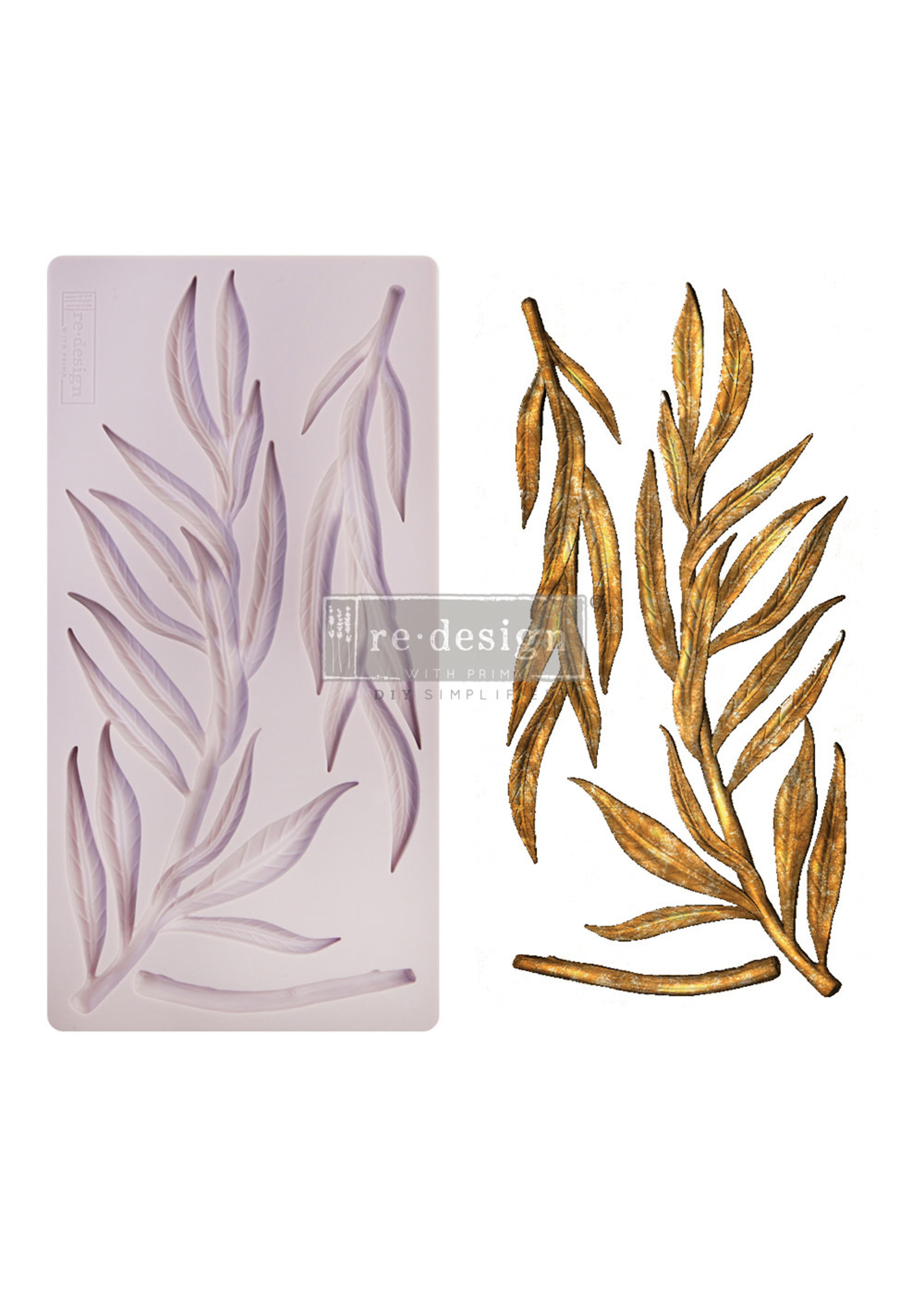 Prima Marketing Prima Decor Moulds-Simple Greenery