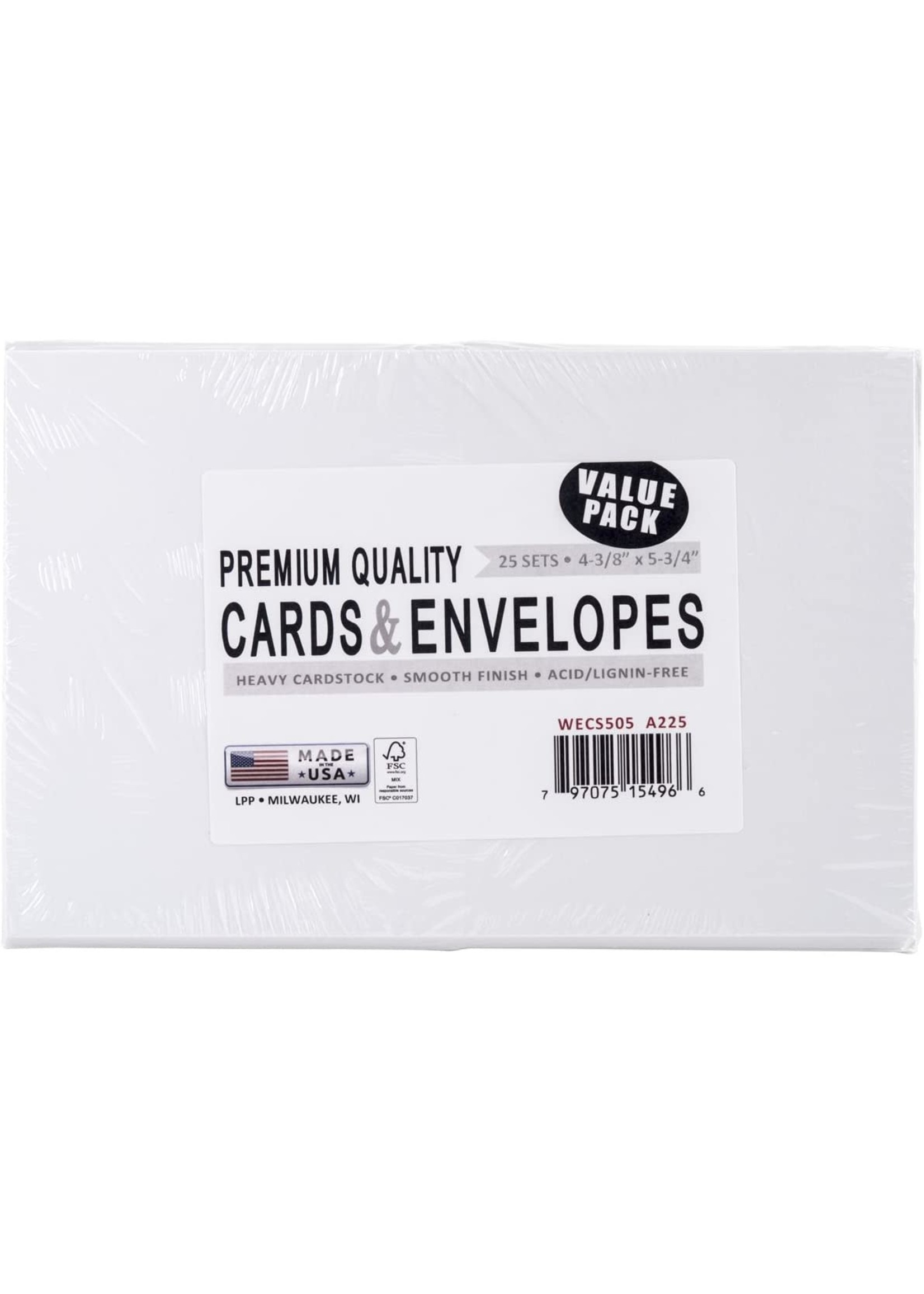 Leader A2 Cards & Envelopes (25)