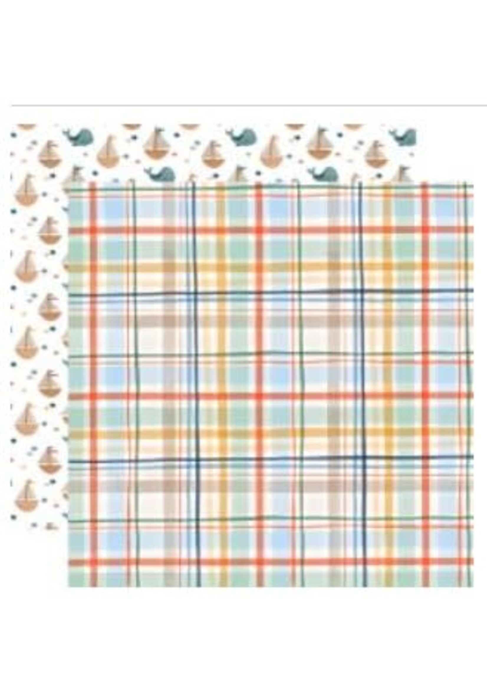 Echo Park Echo Park 12x12 Welcome Baby Boy, Boy Plaid