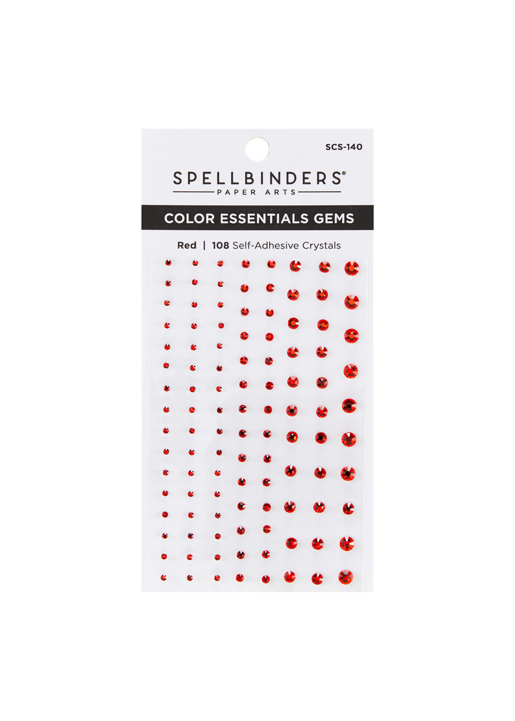 Spellbinders Spellbinders Color Essentials Gems, SCS-140 Red