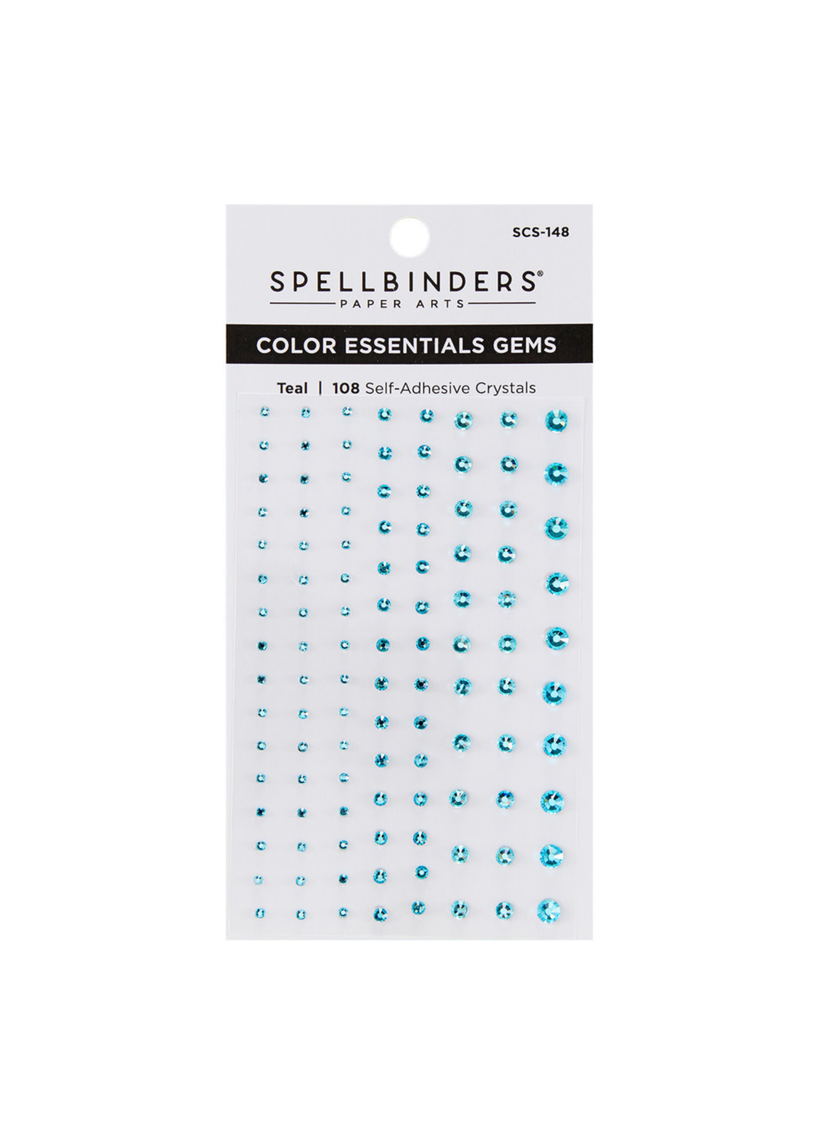 Spellbinders Color Essentials Gems, Teal