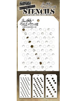 Stampers Anonymous Tim Holtz Shifter Stencil, Multi Dots