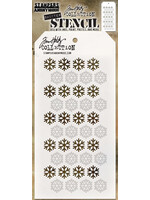 Stampers Anonymous Tim Holtz Stencil, THS135 Shifter Snowflake