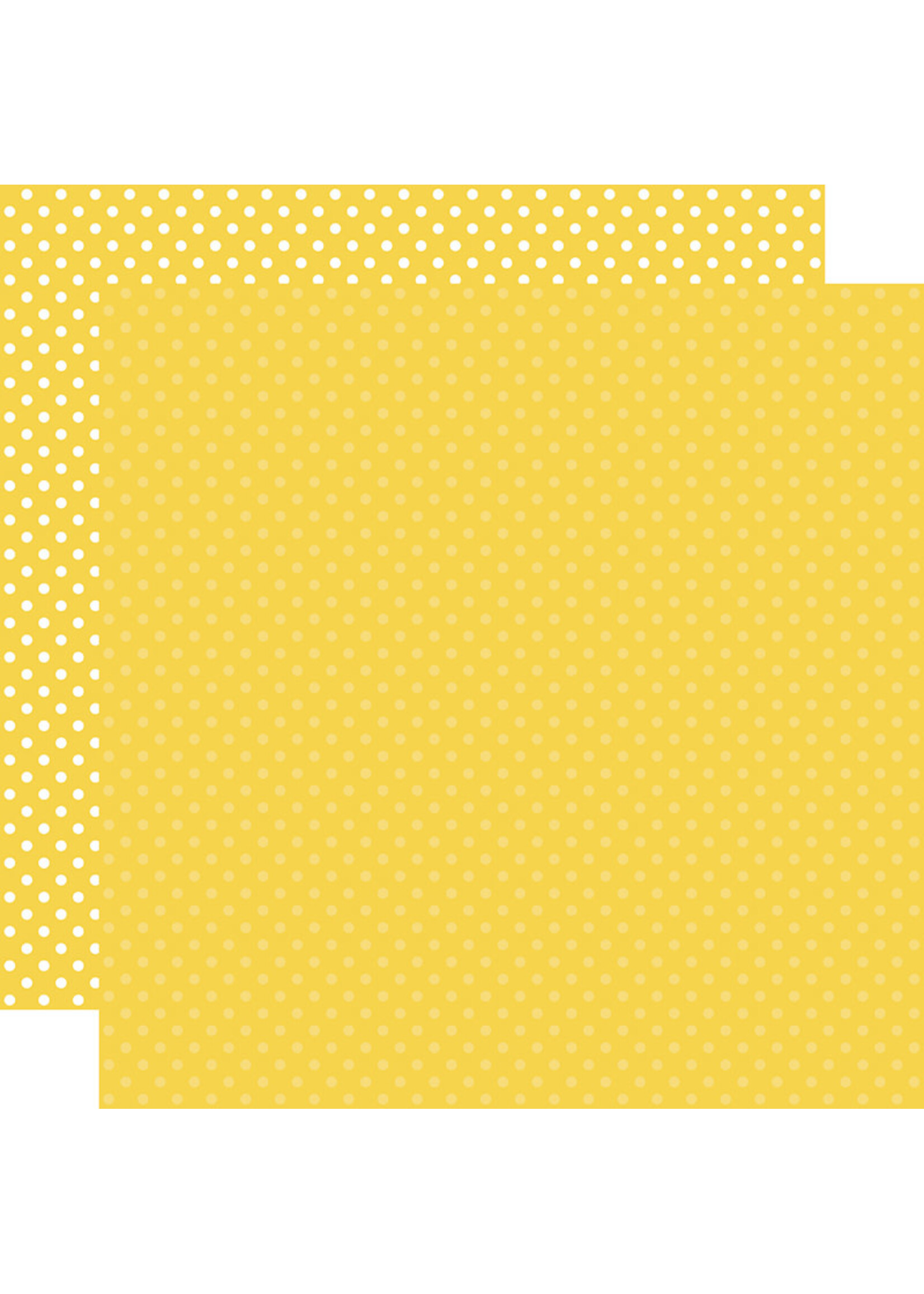 Echo Park Echo Park 12x12 Dots & Stripes, Yellow