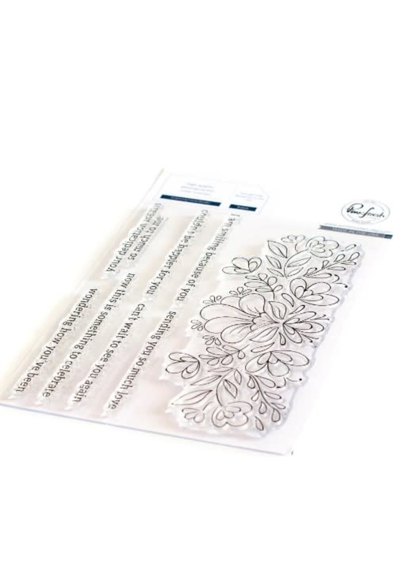 Pink Fresh Studio Pink Fresh Studio Stamp, Charming Floral Border