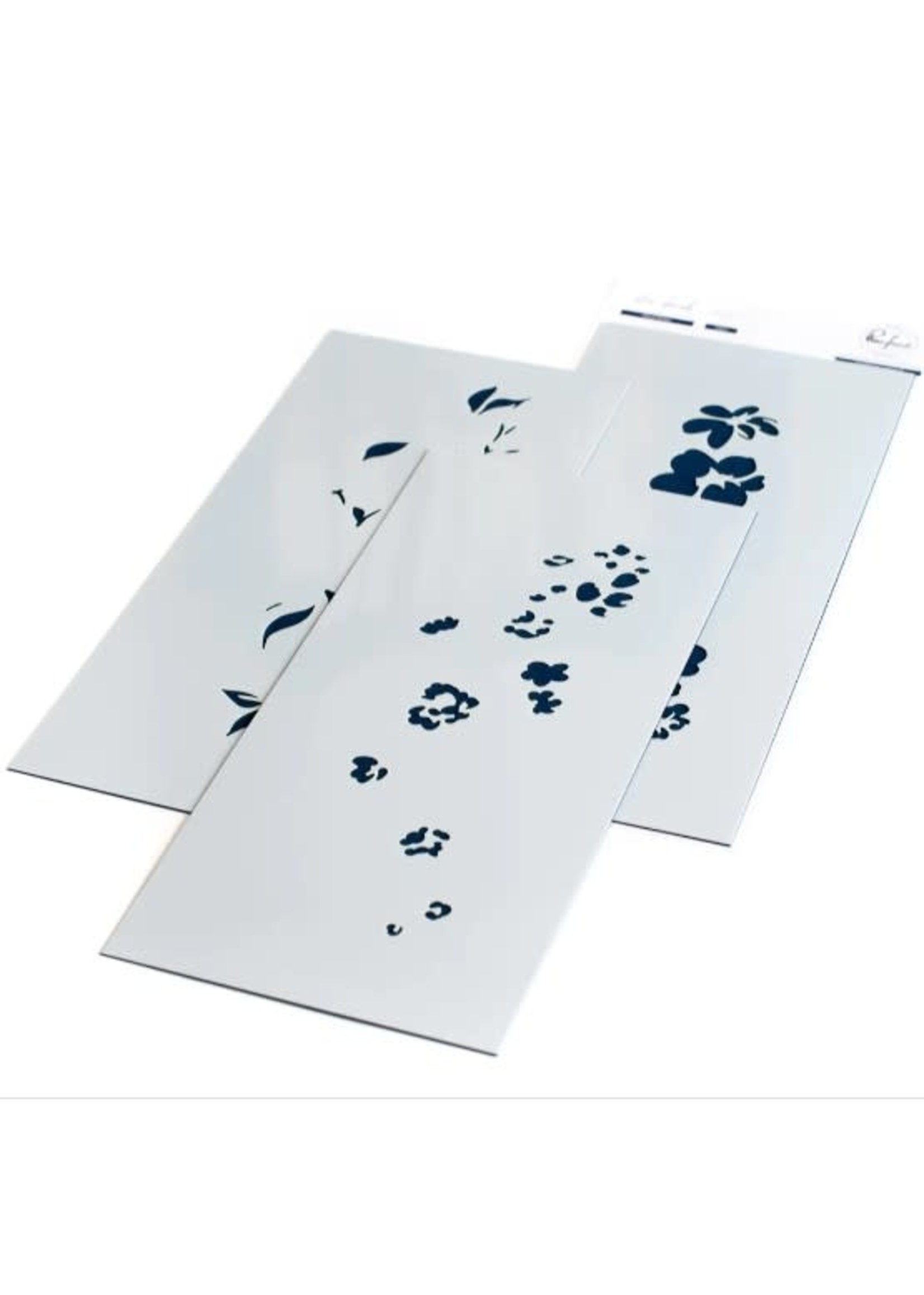 Pink Fresh Studio Pink Fresh Studio Layering Stencil, Floral Notes