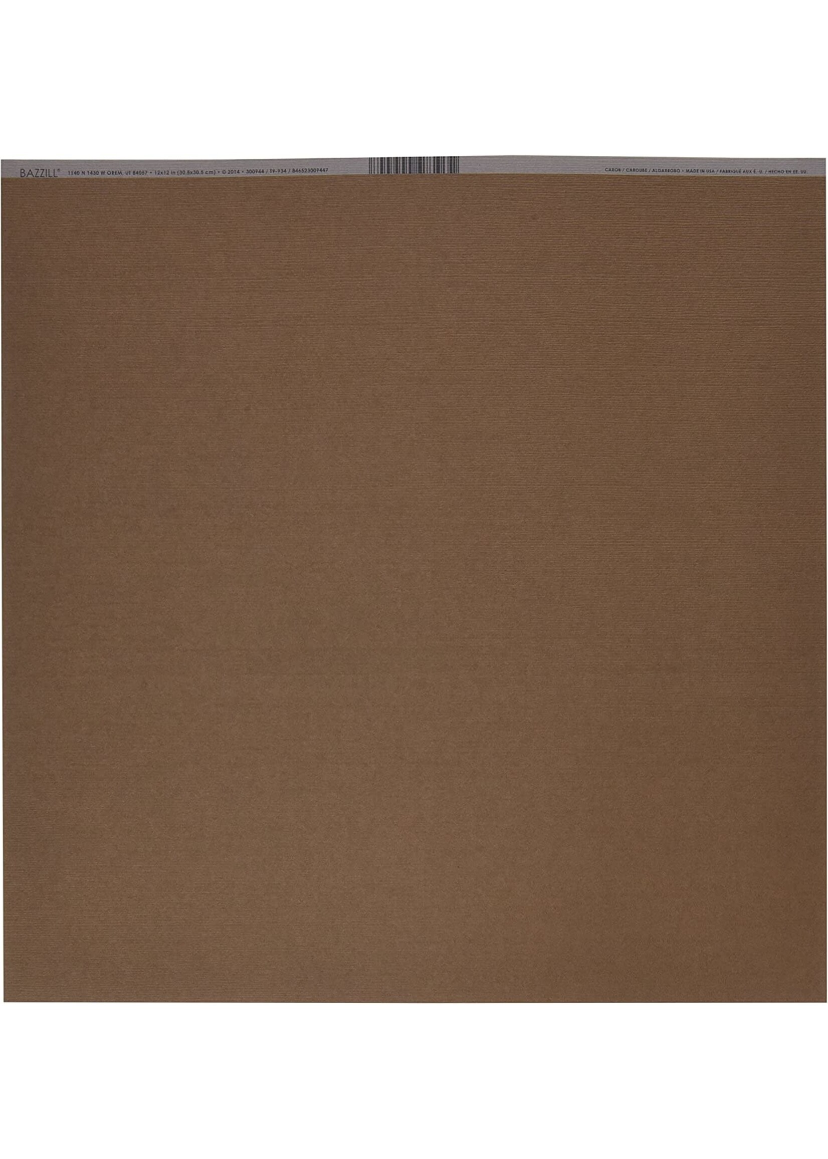 Bazzill 12x12, Carob
