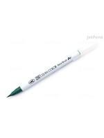 ZIG Kuretake Clean Color Real Brush Pen, 400 Marine Green