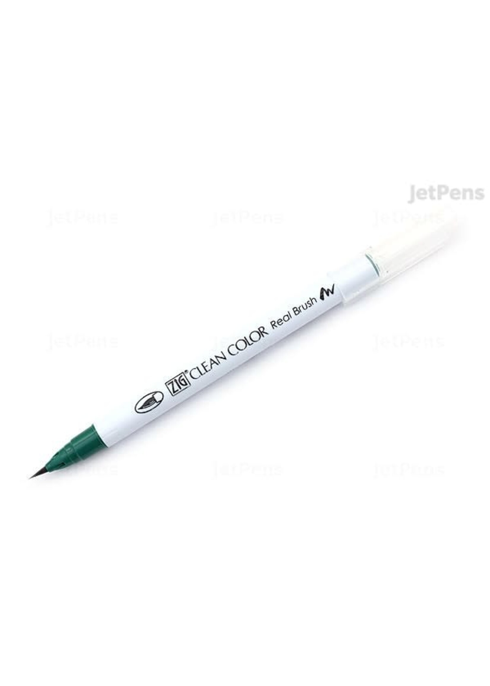 ZIG Kuretake Clean Color Real Brush Pen, 400 Marine Green