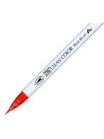 ZIG Kuretake Clean Color Real Brush Pen, 020 Red