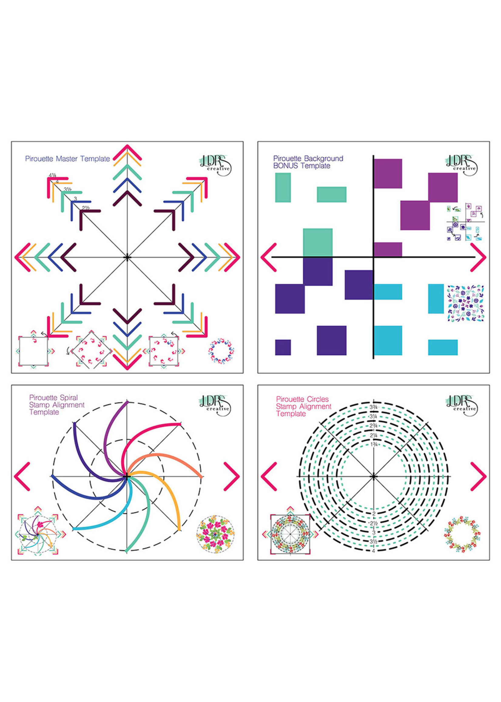 LDRS, Pirouette Pattern Templates