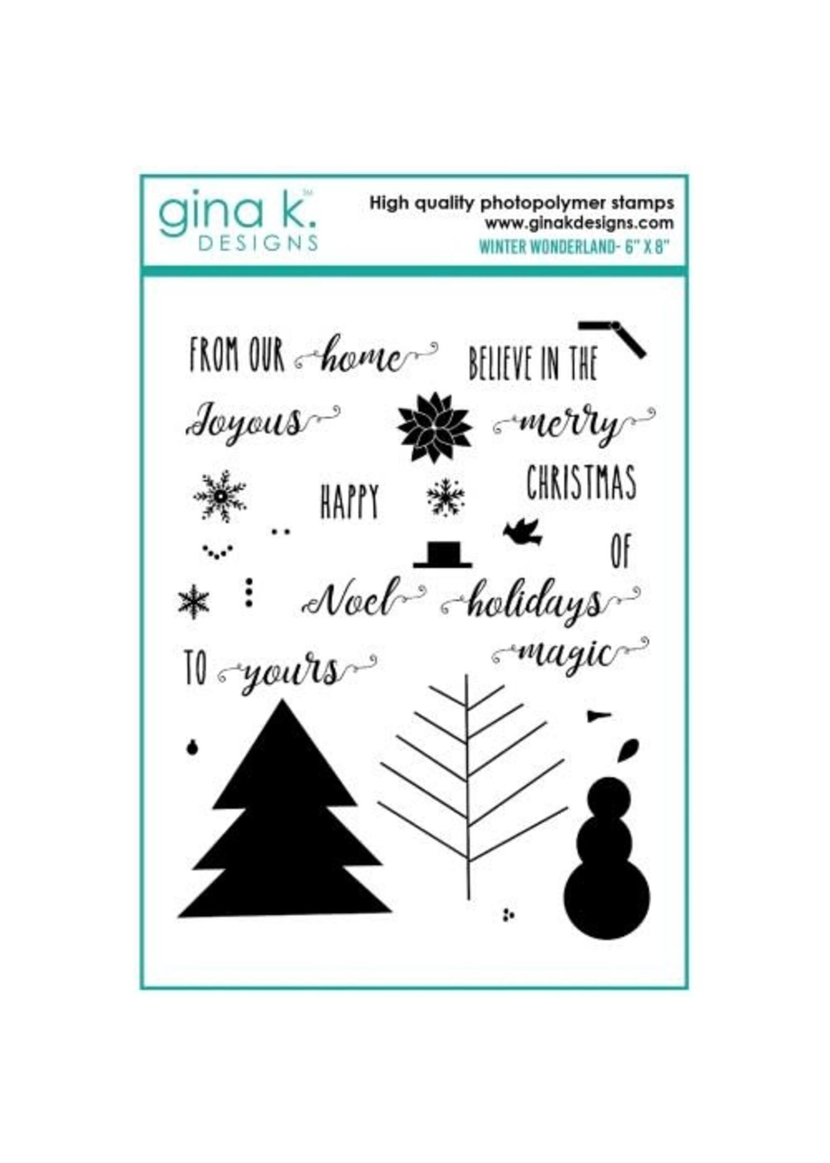 Gina K Gina K Stamp, Winter Wonderland