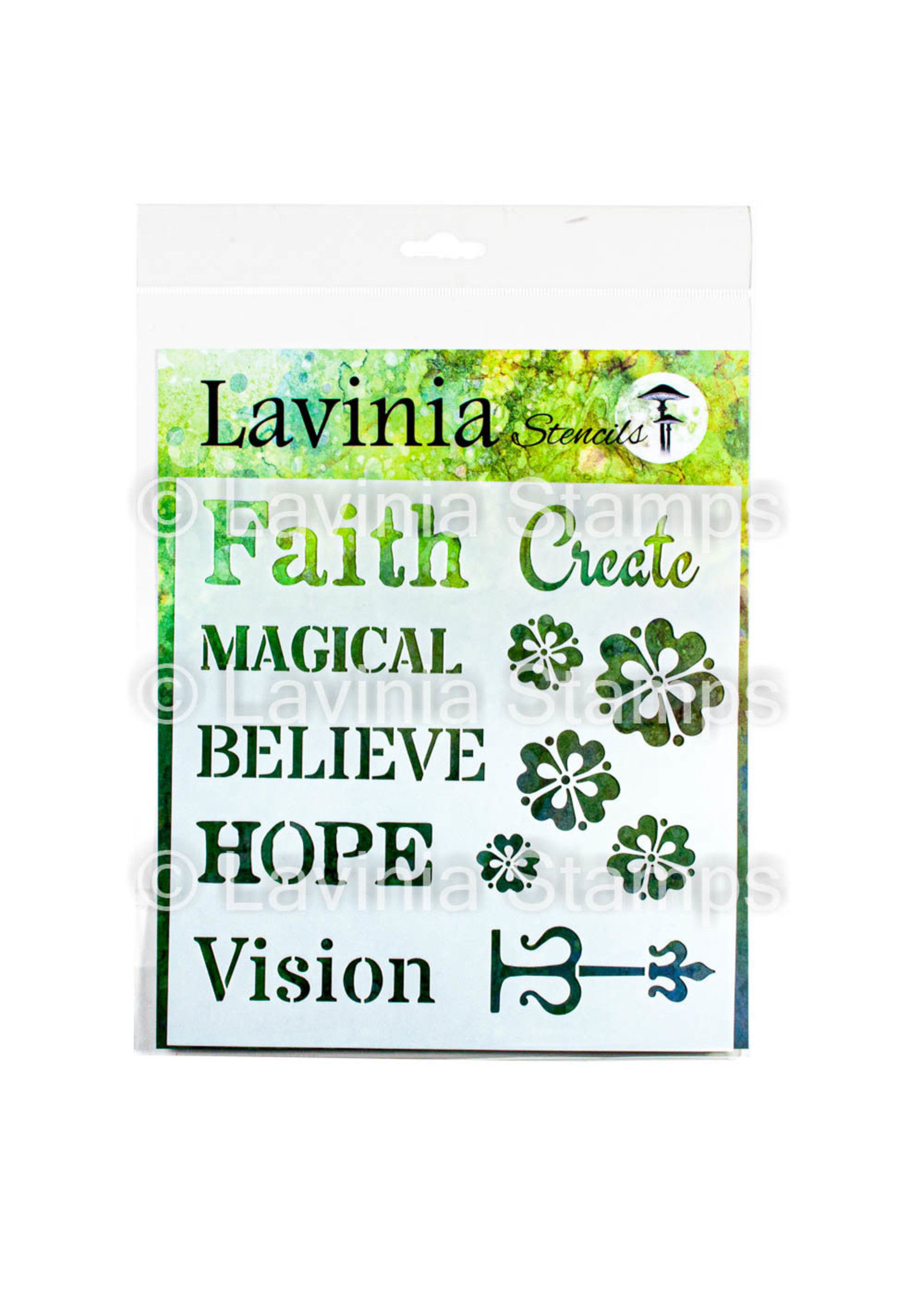 Lavinia Lavinia Stencil, LAV-ST035 Words 1