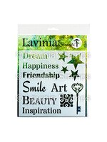 Lavinia Lavinia Stencil, LAV-ST036 Words 2