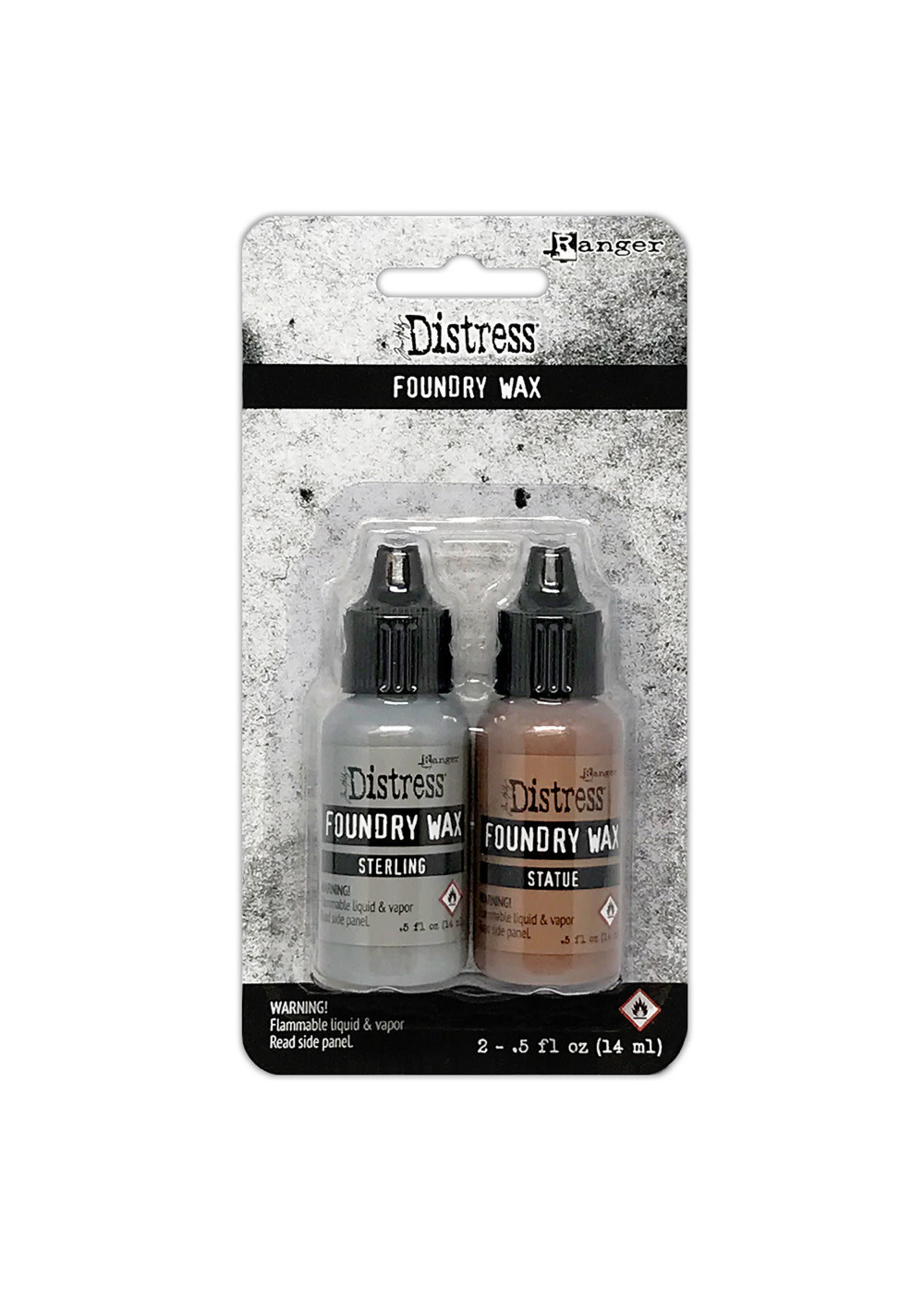 Ranger Tim Holtz Distress Foundry Wax, Statue & Sterling