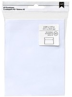 American Crafts AC A2 Envelopes (50), White