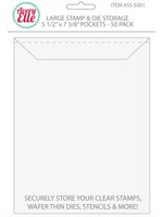Avery Elle Avery Elle Stamp & Die Storage Pockets (50), Large 5 1/2" x 7 3/8"