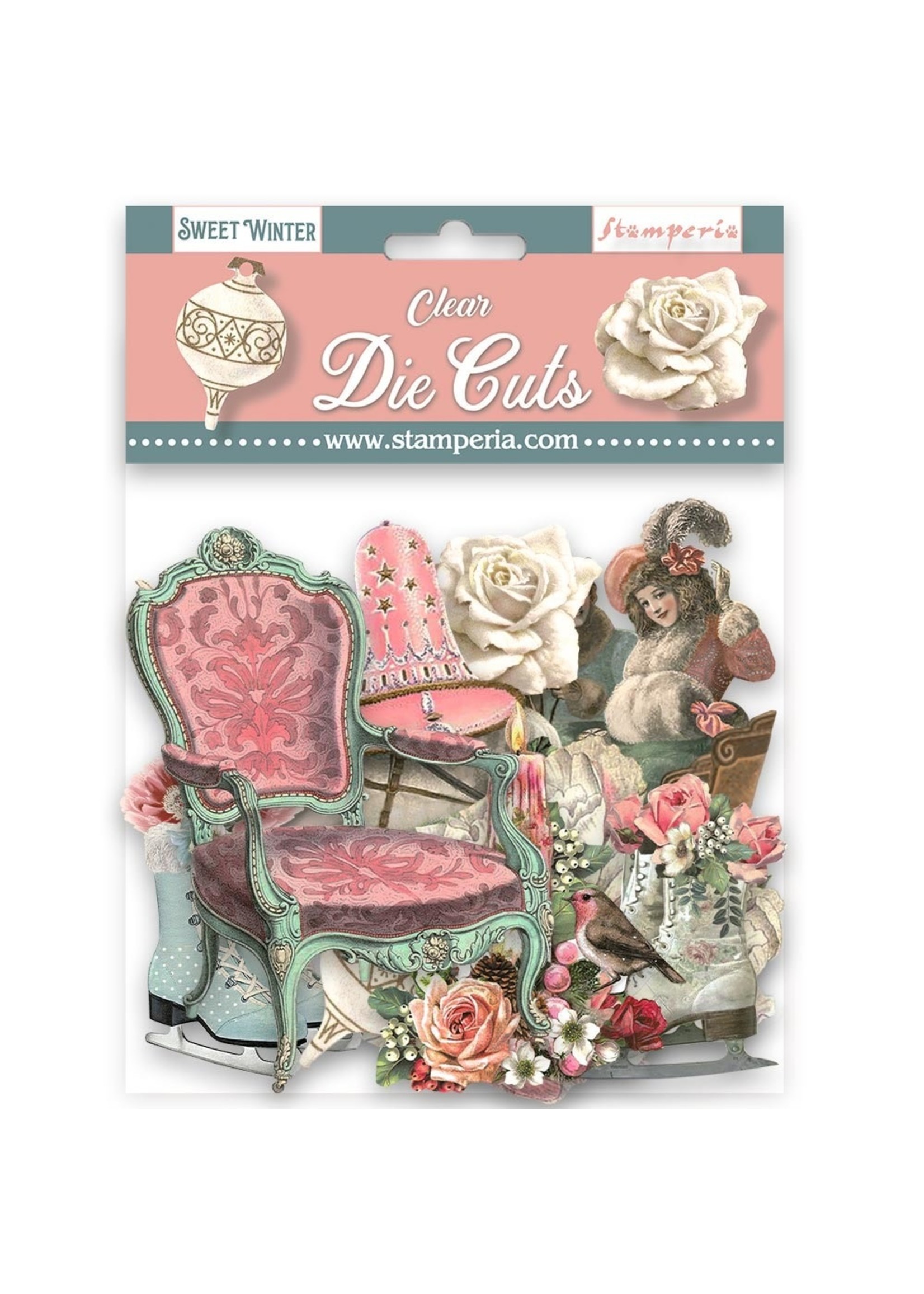 Stamperia Stamperia Clear Die Cuts, Sweet Winter