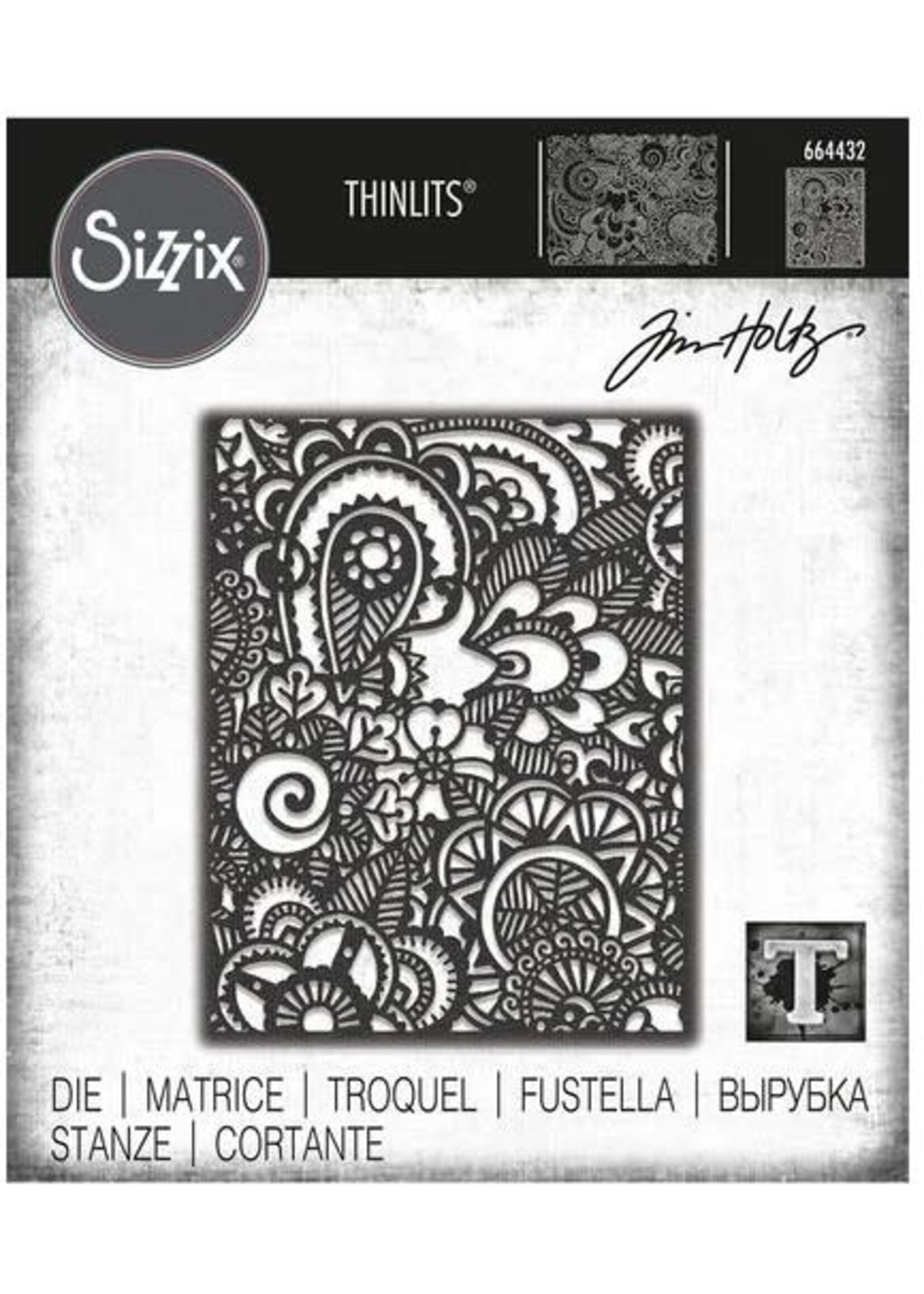 Sizzix Sizzix Thinlets, Doodle Art #2