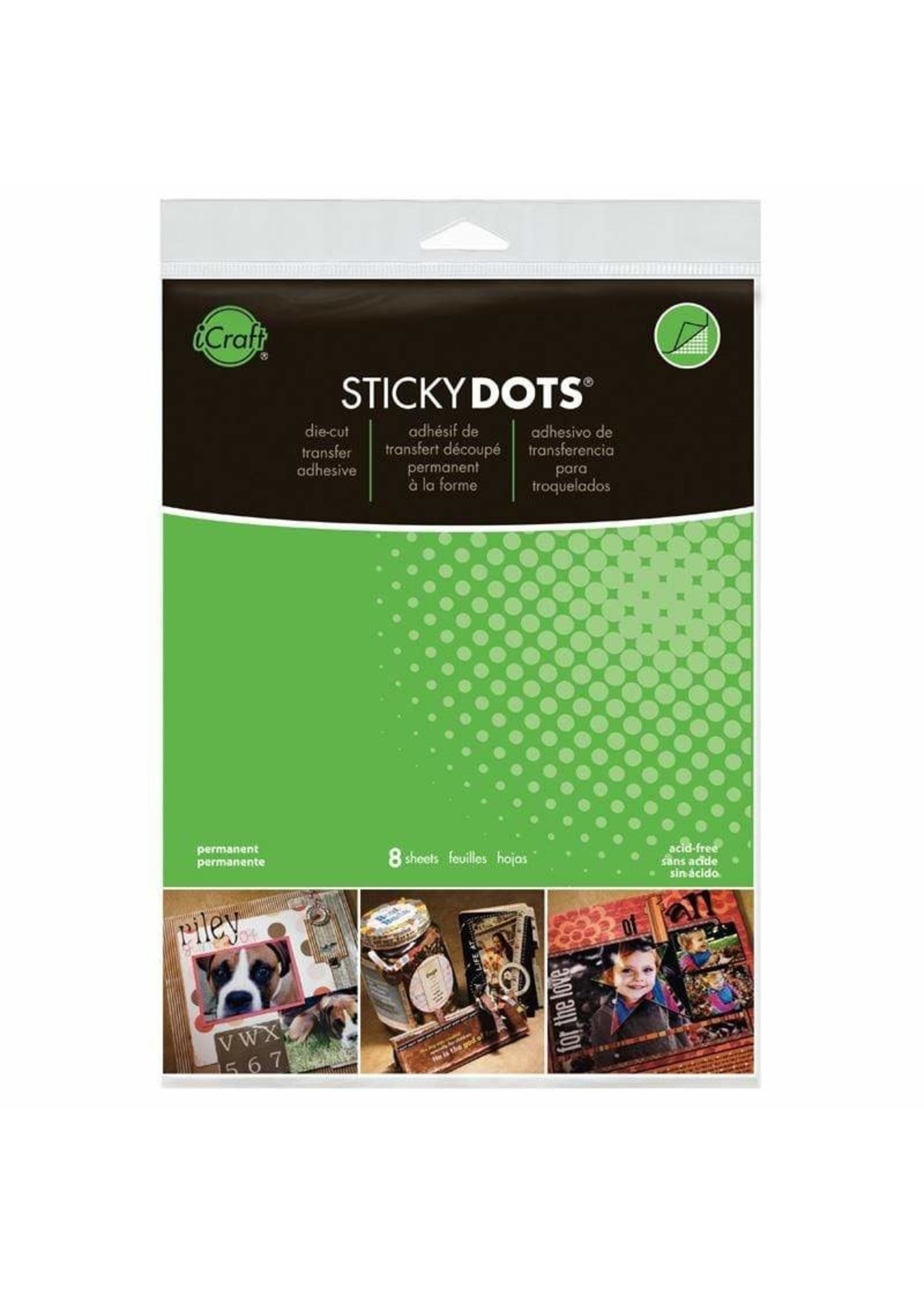 Thermoweb iCraft Sticky Dots 8 Sheets