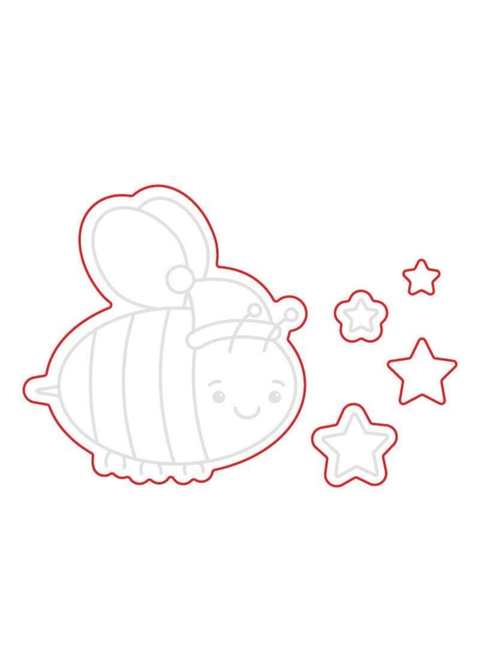 Honey Bee Stamps Honey Bee Stamp & Die, Santa Bee