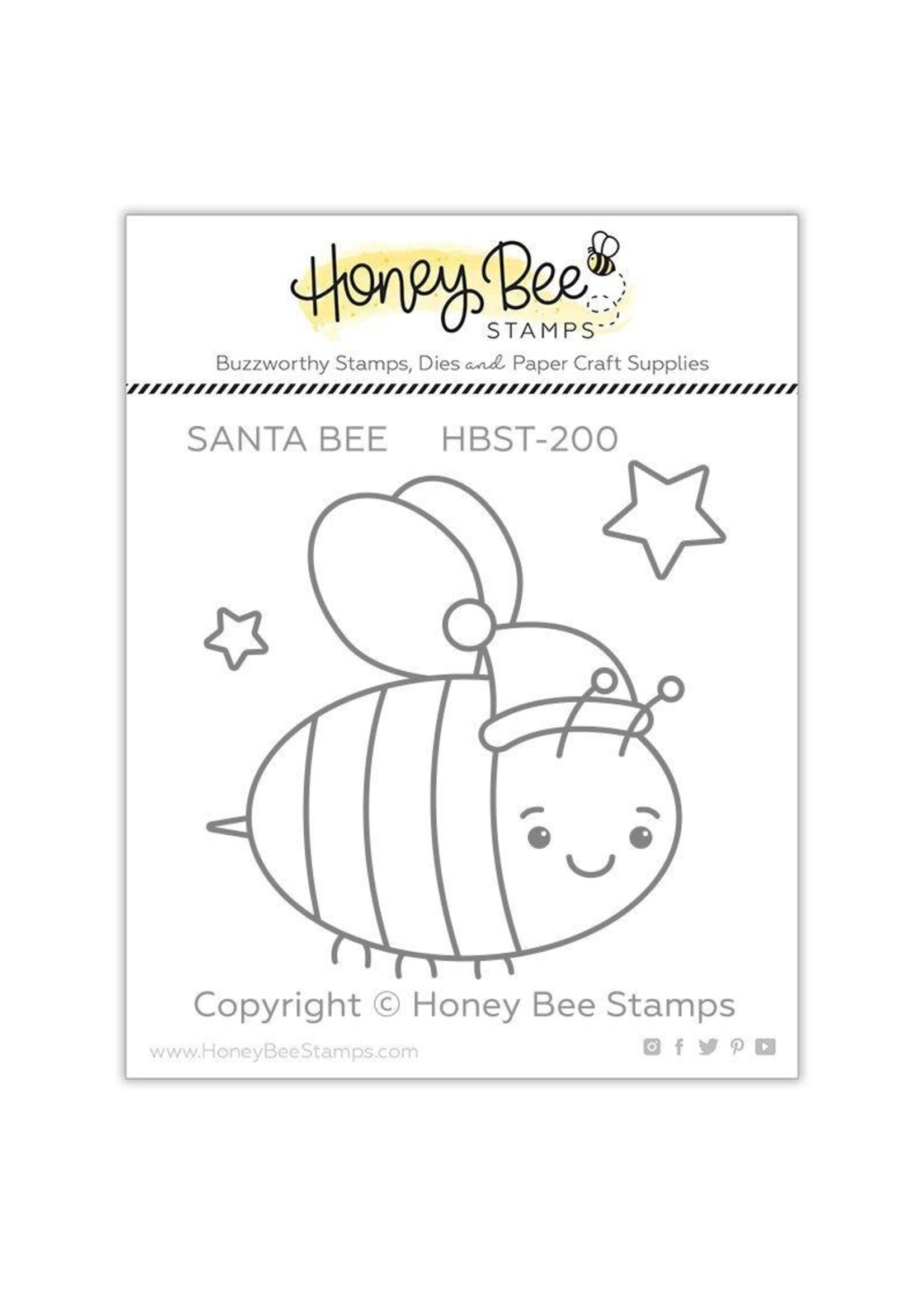 Honey Bee Stamps Honey Bee Stamp & Die, Santa Bee