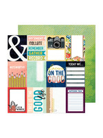 American Crafts Vicki Boutin 12x12 Print Shop, Print Shop 3x4