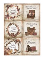 Stamperia Stamperia A4 Rice Paper, DFSA4716 Romantic Collection Our Way - Cards