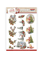 Amy Design 3D Push Out, From Santa With Love - Deer