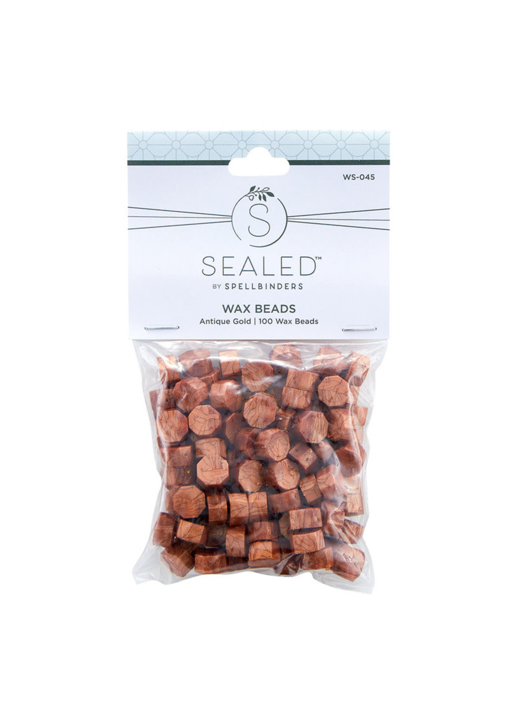 Spellbinders Spellbinders Wax Beads, Antique Gold